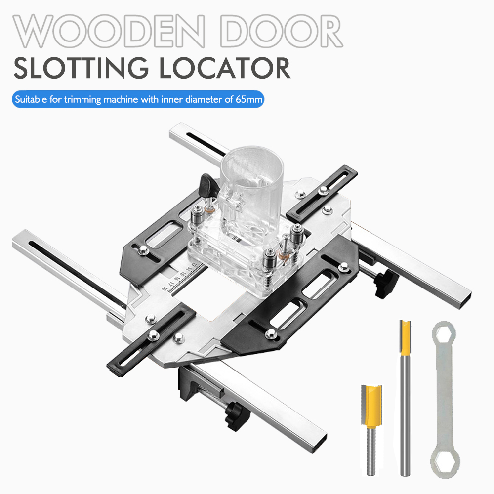 Woodworking Project Plans - Kapı Menteşe Şablonu Delik Kılavuzu Jig