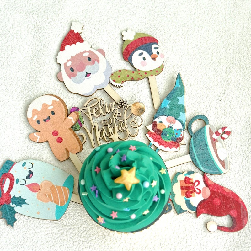 İspanyol Şenlikli Baskılı Ahşa - Woodworking Xmas Decorations incelemesi ve fiyatı
