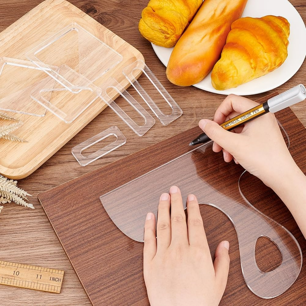 7 adet Şarküteri Şablonu Akril - Woodworking Studio incelemesi ve fiyatı
