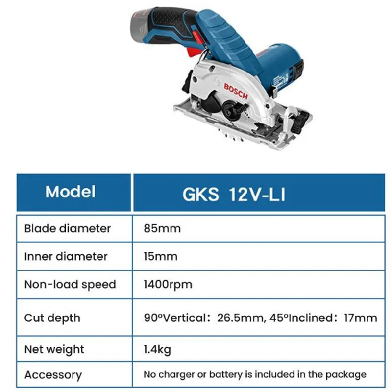 BOSCH GKS 12V-LI Elektrikli Da - Woodworking Saw incelemesi ve fiyatı