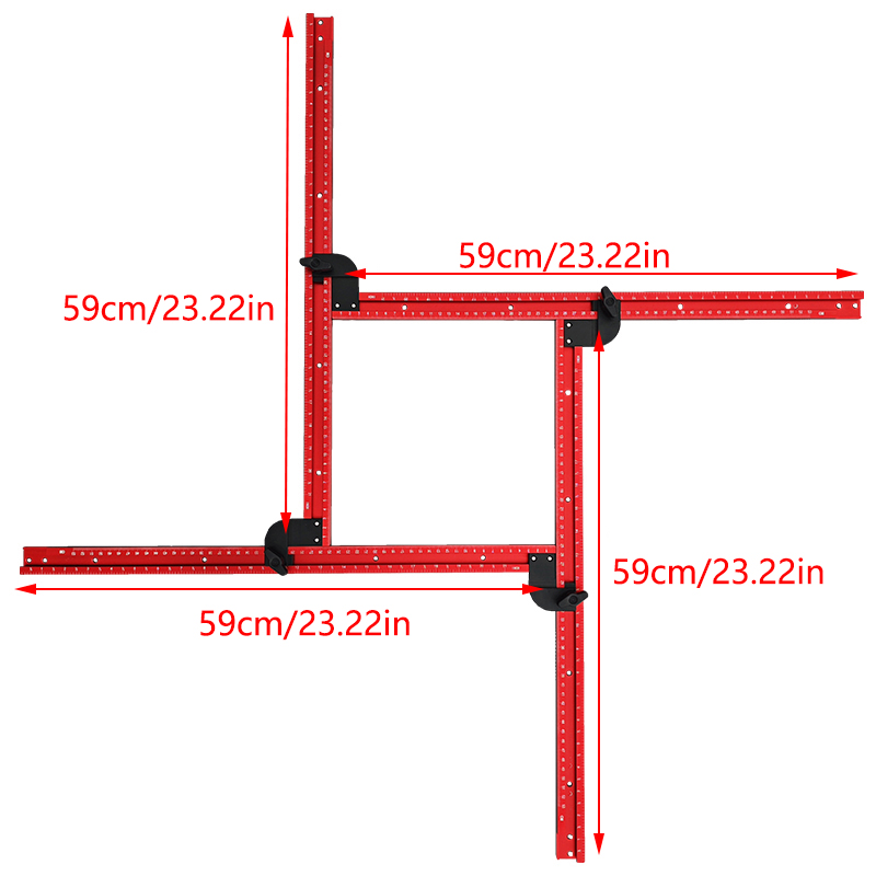 59cm ayarlanabilir kare yönlen - Woodworking Project Plans incelemesi ve fiyatı
