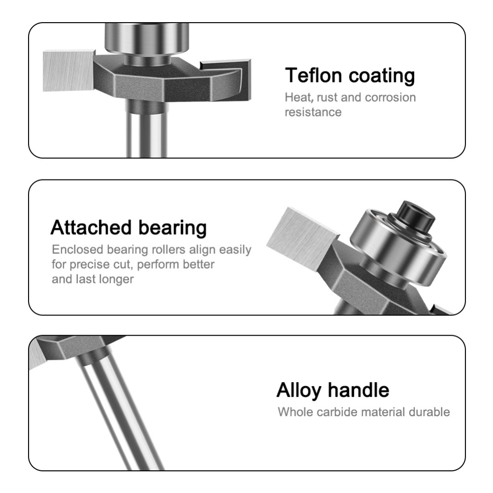 1/4-1/2 İnç Saplı Bilyalı Rulm - Woodworking Drill Bits incelemesi ve fiyatı